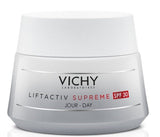 Vichy Liftactiv Supreme UV SPF30 fles, huidverzorgingsproduct met zonnebrandcrème en anti-aging eigenschappen