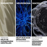 La Roche-Posay Lipikar Baume AP+ Max, verzacht en hydrateert droge huid, getoonde tube met witte en blauwe verpakking.