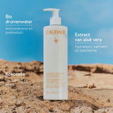 Caudalie Vinosun Après-Soleil lotion in 400ml fles, met natuurlijke ingrediënten voor verzachting na zonnebaden.