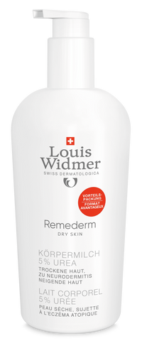 Louis Widmer Remederm Lichaamsmelk 5% Ureum Value Pack zonder parfum