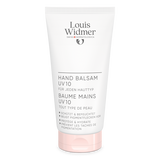Louis Widmer UV 10 handbalsem zonder parfum, verzorgende handcrème in een tube, geschikt voor droge huid.