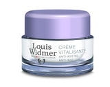 Louis Widmer Nutriderm Nachtcrème Vitalisante zonder parfum, verzacht en hydrateert de huid gedurende de nacht.