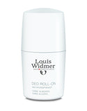 Louis Widmer Deo Roll-on antiperspirant met lichte parfumering, rollerbal met verzorgende formule, zichtbaar in de afbeelding