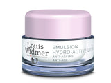 Louis Widmer Hydraderm Dagemulsie zonder parfum, lichte dagverzorging in een witte tube voor hydratatie en bescherming