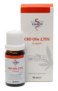 Cbd Olie 2,75% Fagron  5x10ML - Fagron - Huidproducten.nl