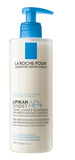 La Roche Posay Lipikar Syndet AP+ douchegel-crème in 400 ml fles, zachte textuur voor droge huid, zichtbaar in de afbeelding.