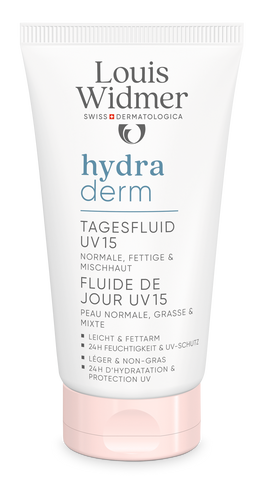 Louis Widmer Hydraderm Dag Fluid UV 15 - zonder parfum