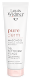 Louis Widmer Purederm wasgel voor gezicht, licht geparfumeerd, zachte reiniging van de huid in een handige tube