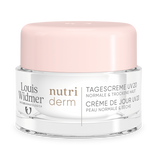 Louis Widmer Nutriderm Dagcrème UV 20 zonder parfum, lichte dagverzorging met zonnebescherming en hydraterende ingrediënten