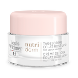 Louis Widmer Nutriderm Dagcrème Éclat Rosé UV 50 zonder parfum, lichte dagverzorging voor een stralende huid