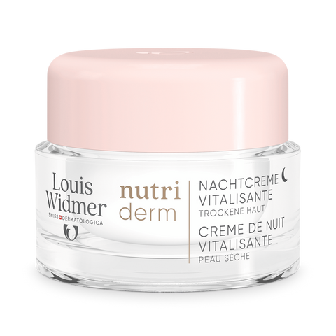 Nutriderm Nachtcrème Vitalisante licht geparfumeerd - Louis Widmer - Huidproducten.nl