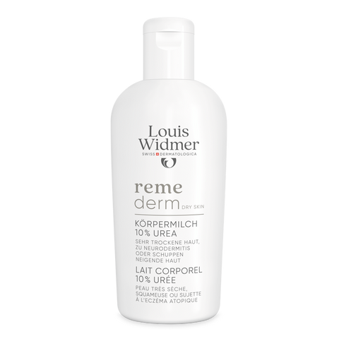 Remederm Lichaamsmelk 10 % Ureum licht geparfumeerd - Louis Widmer - Huidproducten.nl