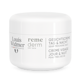 Louis Widmer Remederm gezichtscrème dag en nacht zonder parfum, zachte crème in een pot, geschikt voor de gevoelige huid