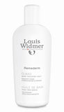 Lichte, lichtgeparfumeerde badolie van Louis Widmer Remederm, verzachtend en hydraterend voor de huid