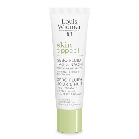 Skinappeal Sebo Fluide Dag & Nacht zonder parfum - Louis Widmer - Huidproducten.nl