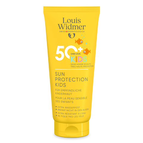 Sun Protection Kids 50+ zonder parfum - Louis Widmer - Huidproducten.nl