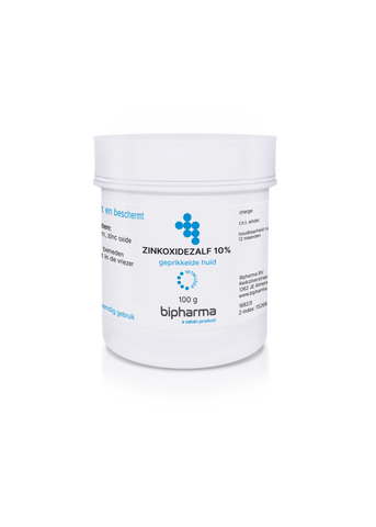 Bipharma Zinkoxidezalf 10% - BIPHARMA BV - Huidproducten.nl