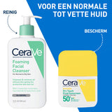 CeraVe Onzichtbare Dry Touch Zonnebrand fluide SPF 50+ - Cerave - Huidproducten.nl