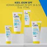 CeraVe Onzichtbare Hydraterende Zonnebrandcrème SPF50 - Cerave - Huidproducten.nl