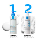 La Roche-Posay Lipikar Baume AP+ Max, verzachtende huidbalsem in pot met witte en blauwe verpakking, geschikt voor droge huid