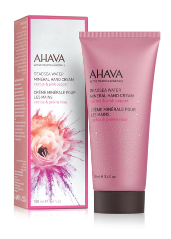 Ahava Mineral Hand Cream Cactus Pink Pepper - SkinEffects Zwolle